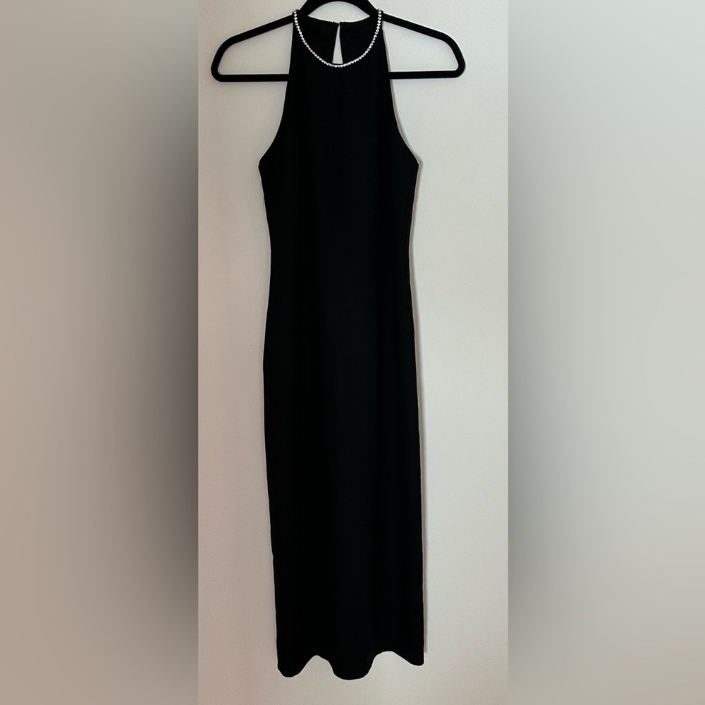 COPY - Vintage Evening Dress Rhinestone collar